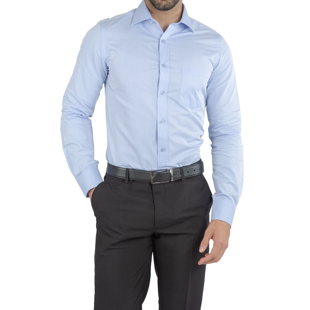Camiseta Abanderado, hombre, modelo 808, blanca o azul celeste